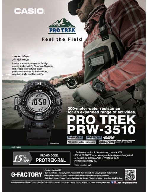 PROTREK PRW-3510-With its various outdoor functions, one would always wonder - how can you go out without Protrek?